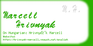 marcell hrivnyak business card